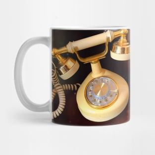 Floating Retro Rotary Phones Mug